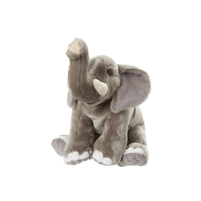 Nature Planet olifant knuffel - pluche - 22 cm - dierenknuffel