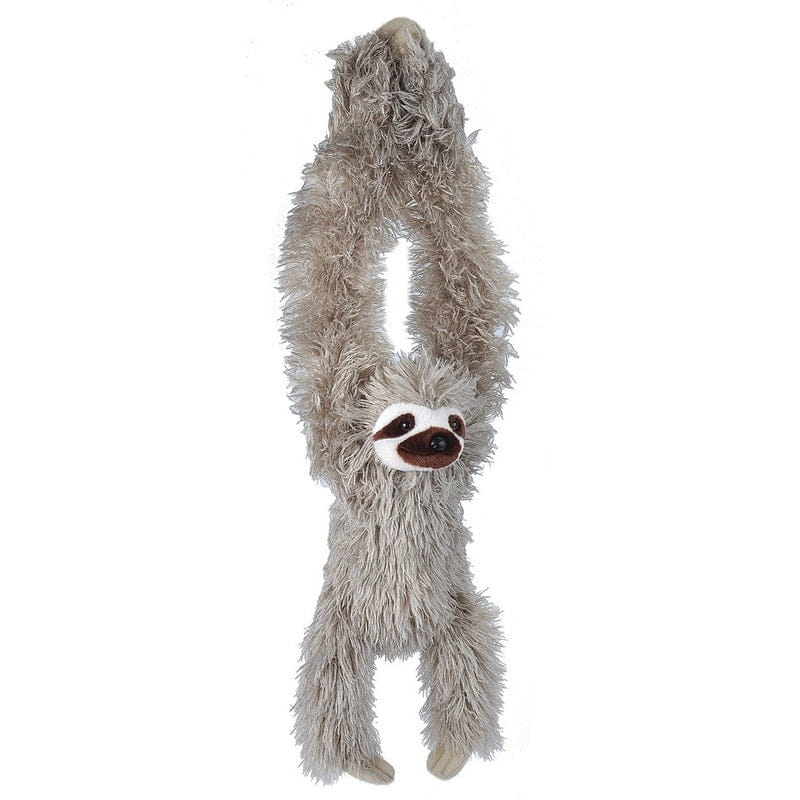 Wild Republic luiaard knuffel - pluche - 40 cm - grijs - bosdier