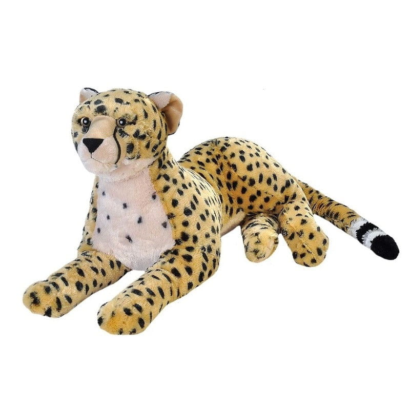 Wild Republic cheetah knuffel - pluche - 76 cm - extra groot