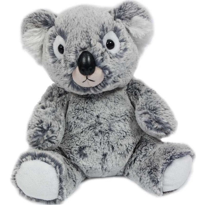 Koala knuffel - grijs pluche - 20 cm - kraalogen