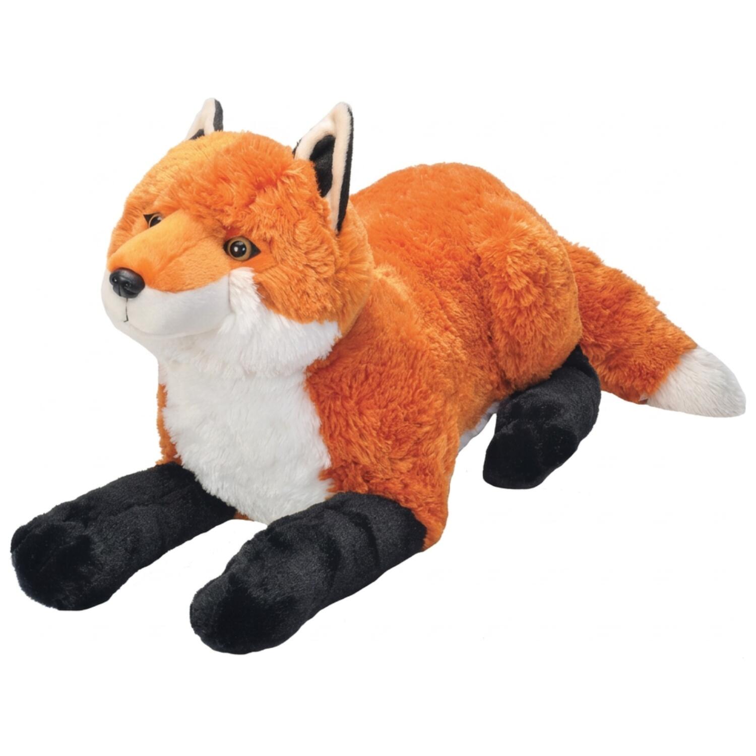 Wild Republic vos knuffel - pluche - 64 cm - rood - bosdier