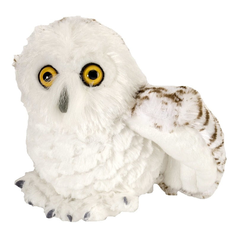 Wild Republic sneeuwuil knuffel - pluche - 15 cm - vogel