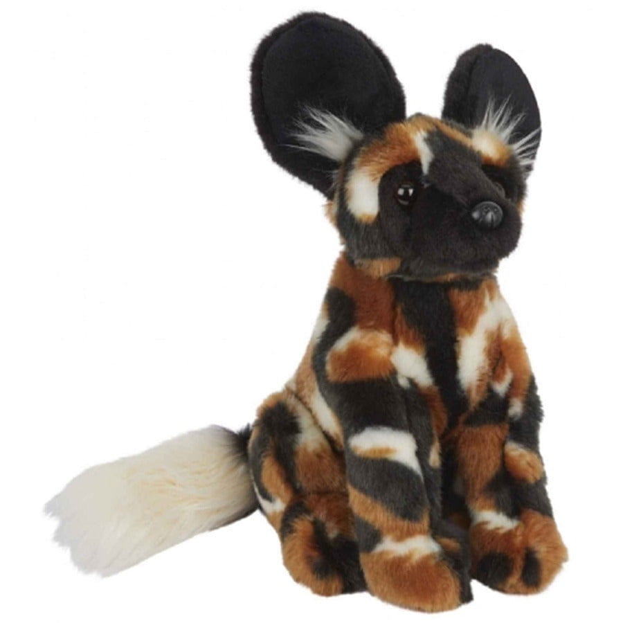 Afrikaanse wilde hond knuffel - pluche - 28 cm - dierencadeau