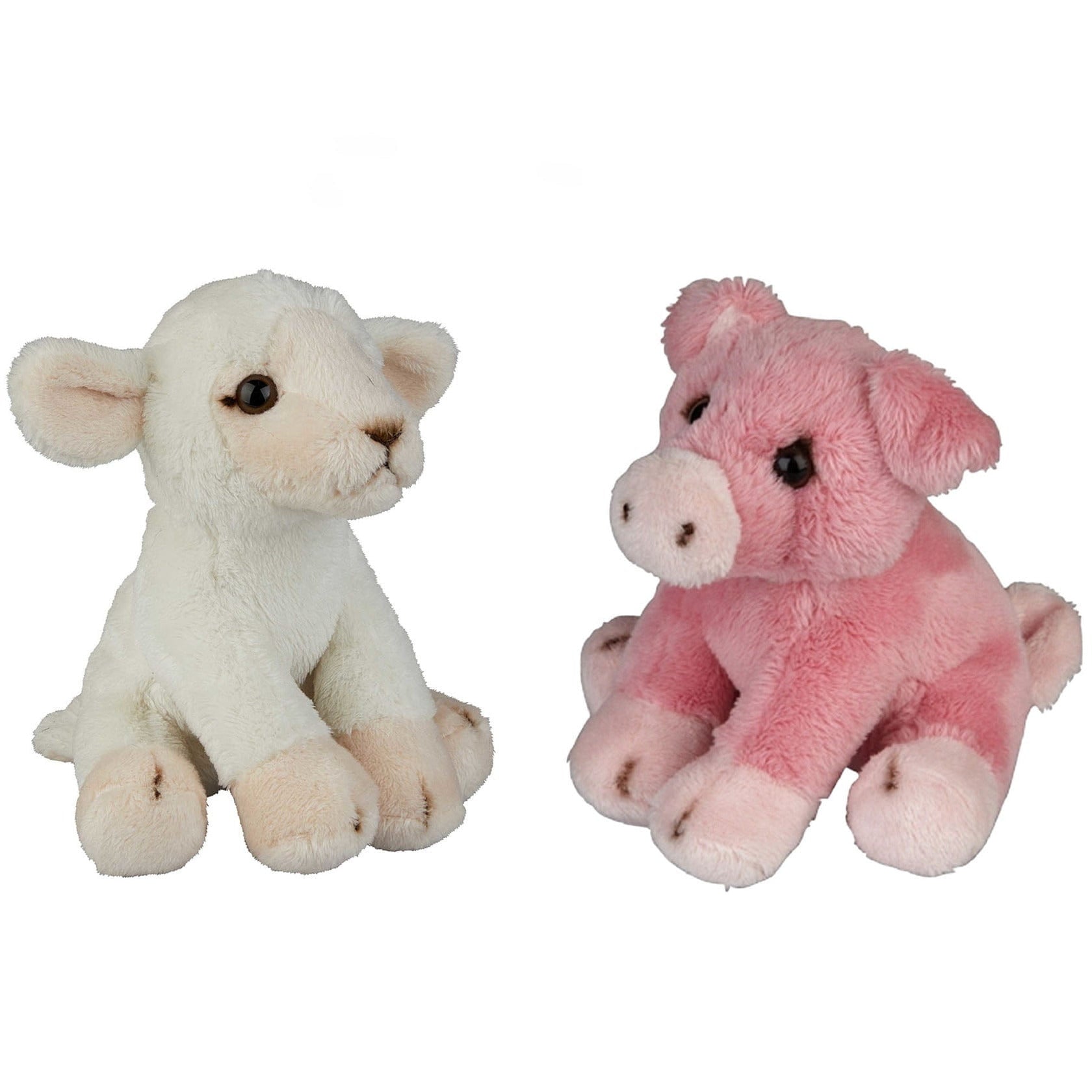 Ravensden ijsbeer knuffel - pluche - 18 cm - wit - dierenknuffel