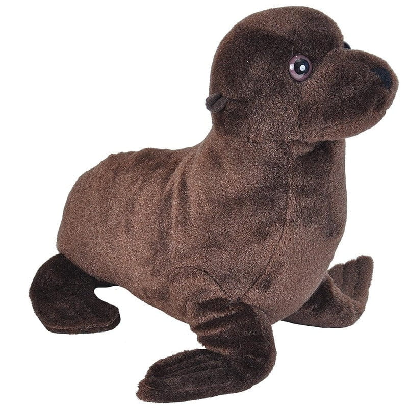 Wild Republic zeeleeuw knuffel - pluche - 35 cm - bruin