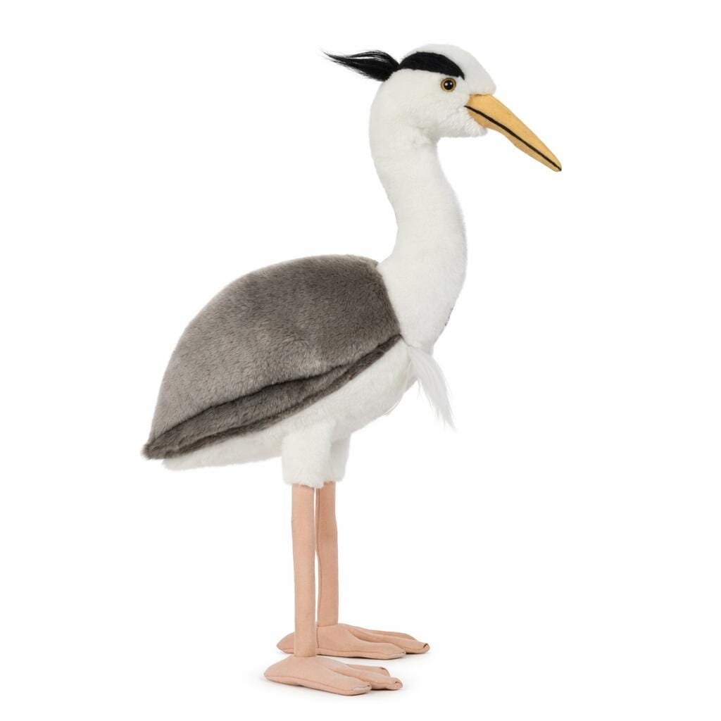 Semo reiger knuffel - pluche - 33 cm - vogel - dierenknuffel