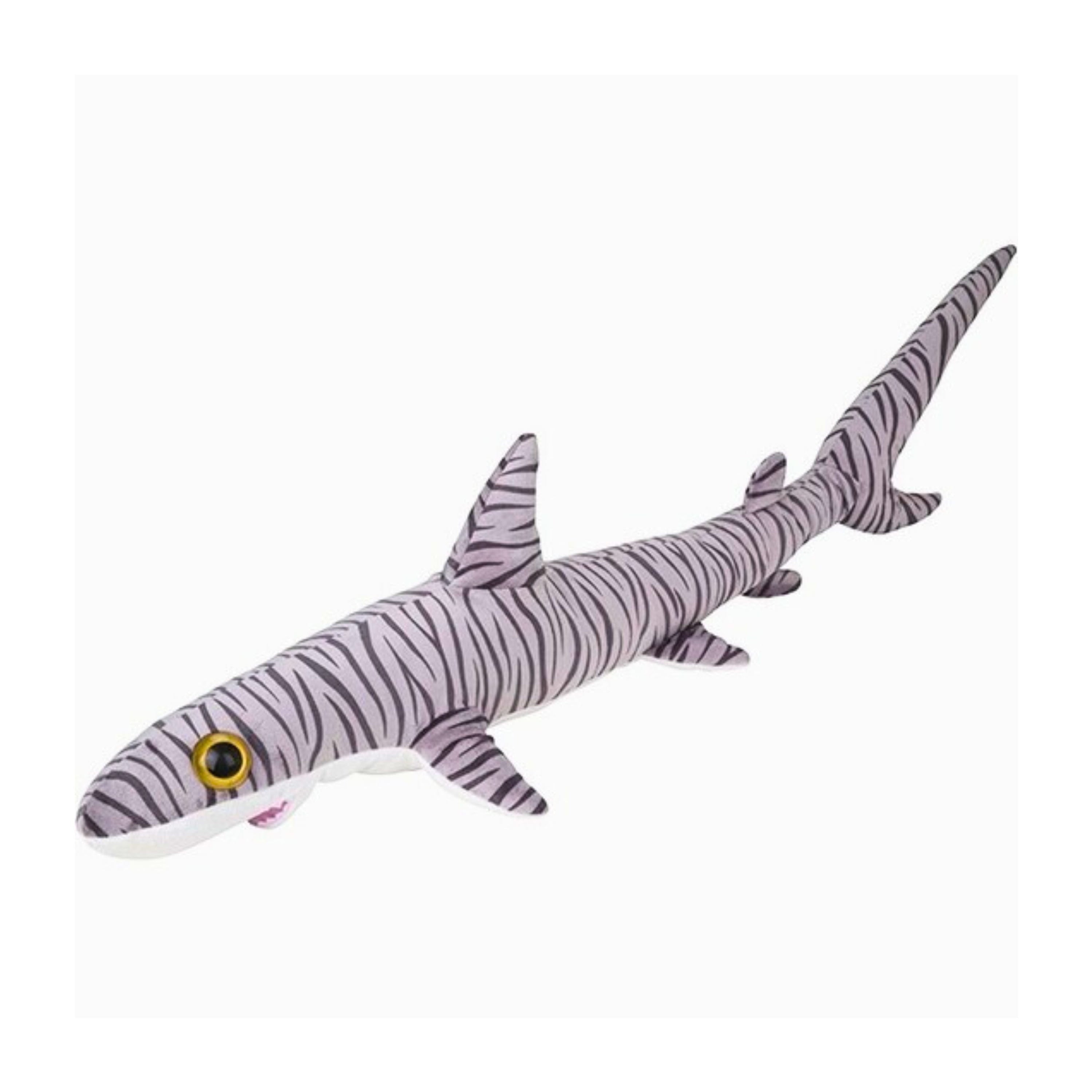 Nature Planet tijgerhaai knuffel - pluche - 110 cm - zeedier