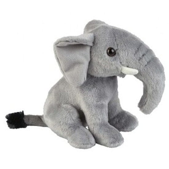 Olifant knuffel grijs - pluche - 18 cm - dierenknuffel