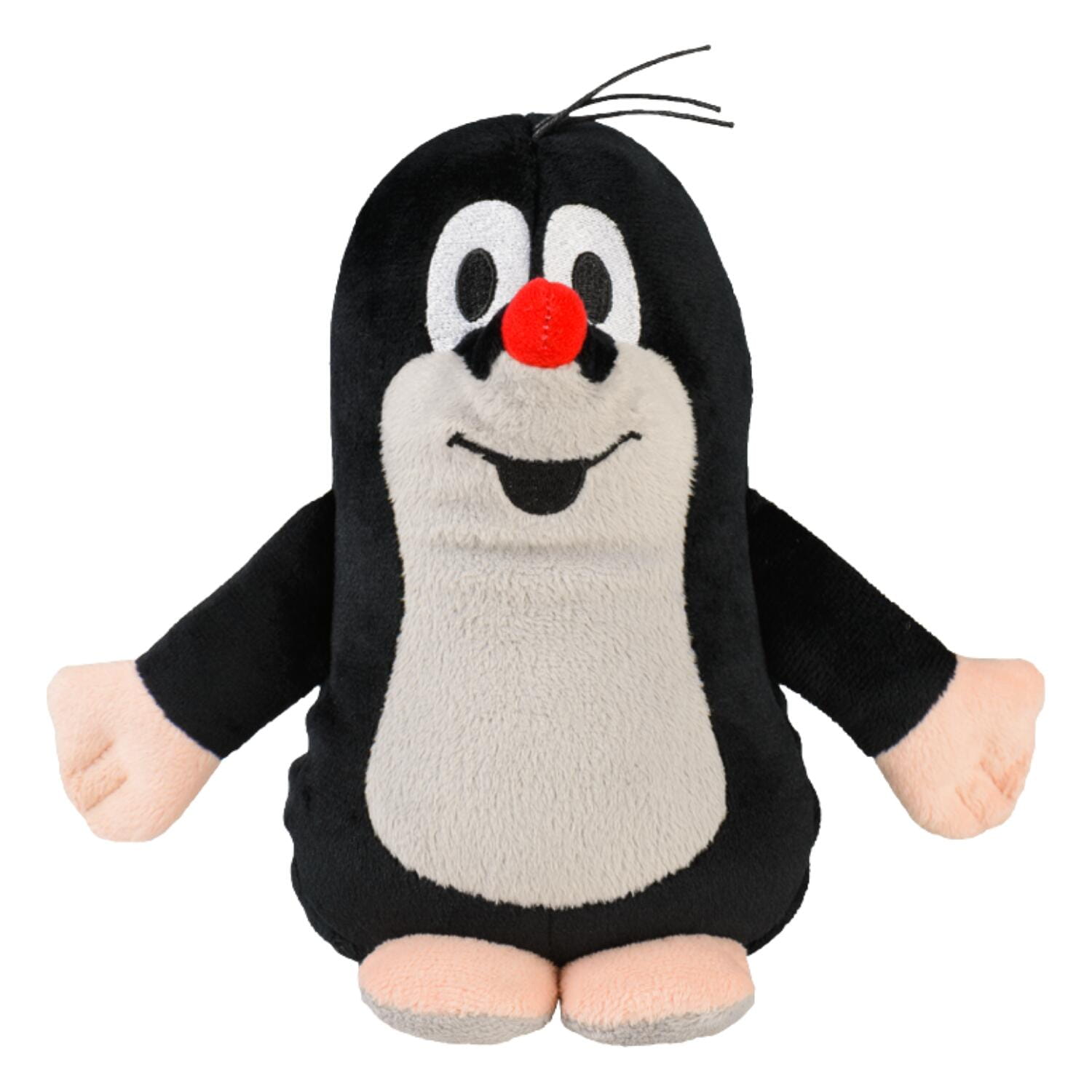 Warmies mol knuffel - zwart/wit - 19 cm - warmteknuffel - magnetronknuffel