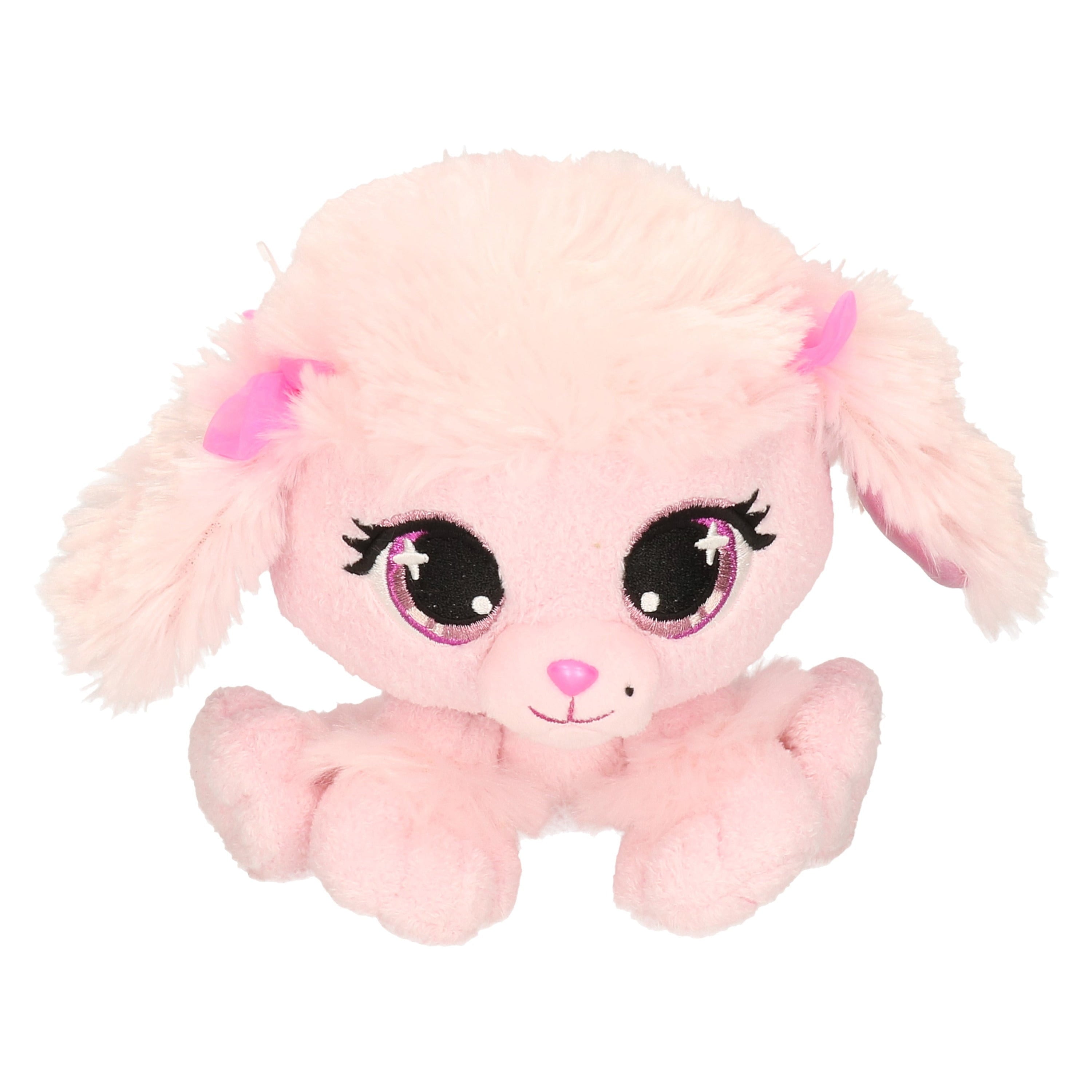 P-Lushes Pets poedel roze - pluche knuffel - 18 cm