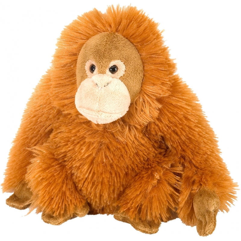 Wild Republic orang oetan knuffel - pluche - 20 cm - oranje