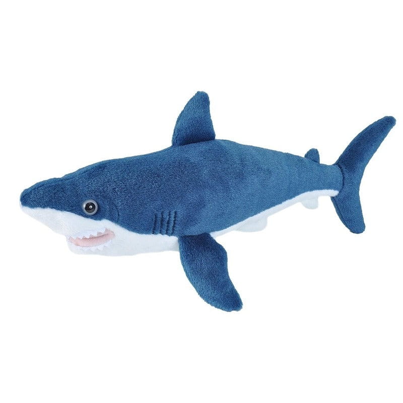 Wild Republic mako haai knuffel - pluche - 40 cm - zeedier