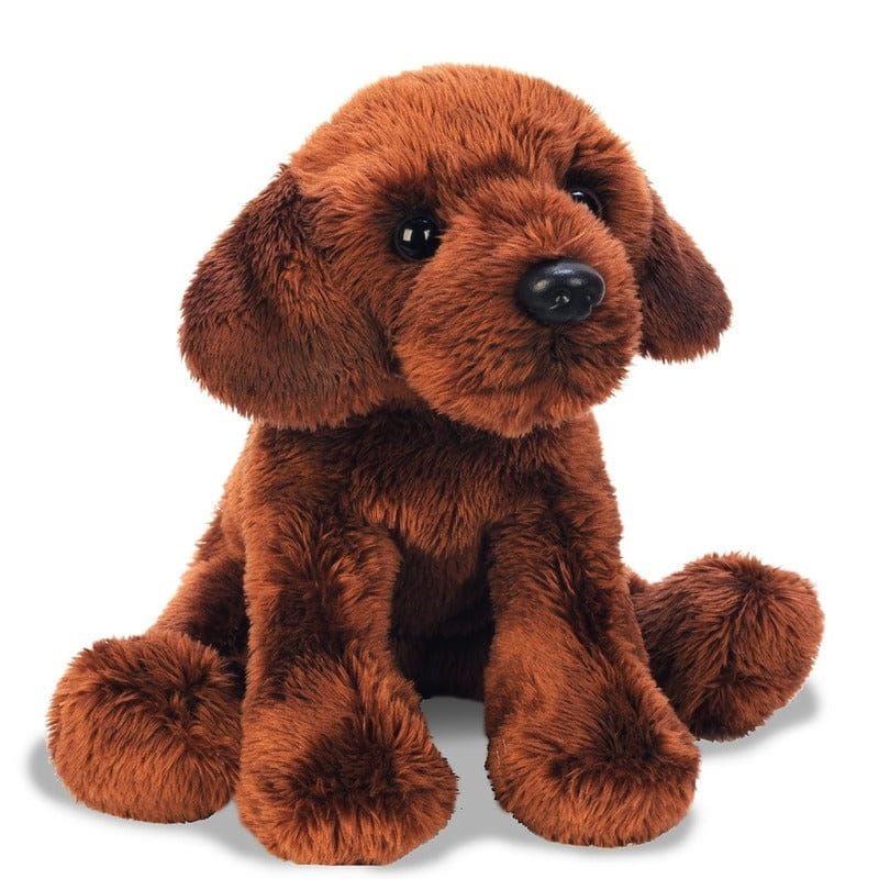 Suki Gifts Labrador knuffel - pluche - bruin - 12 cm