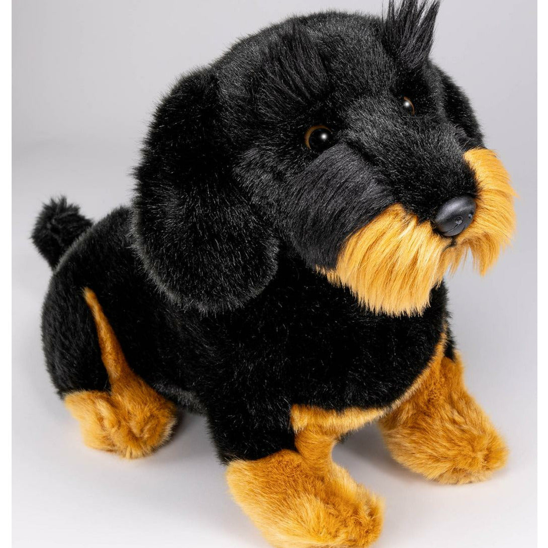 Teddybeer knuffel - pluche - 24 cm - met shirt - A5-kaart