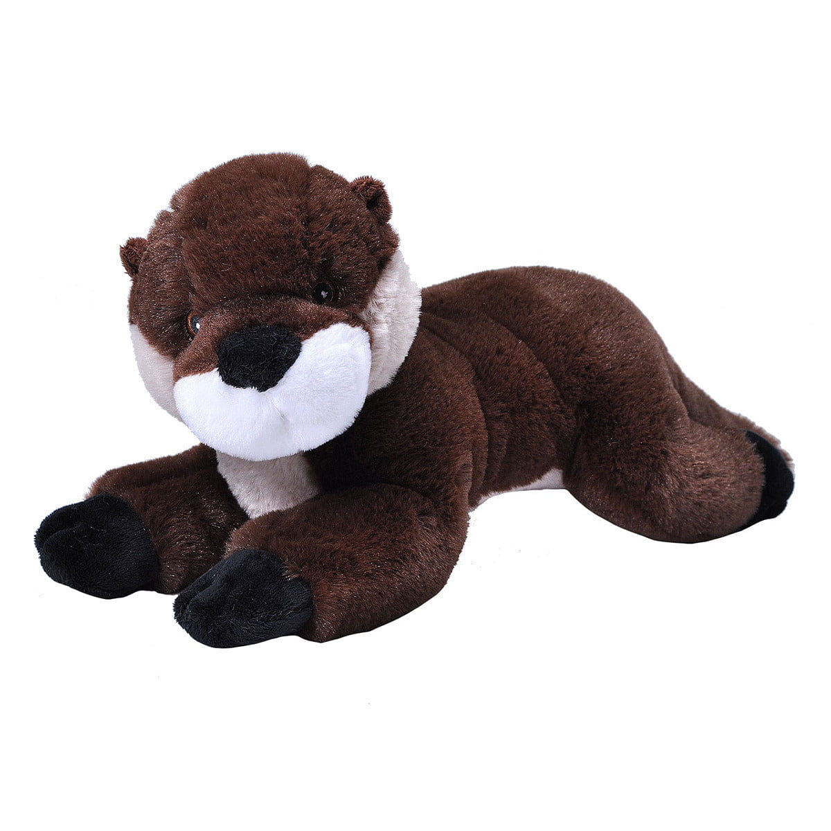 Wild Republic Eco-kins rivierotter knuffel - pluche - 30 cm