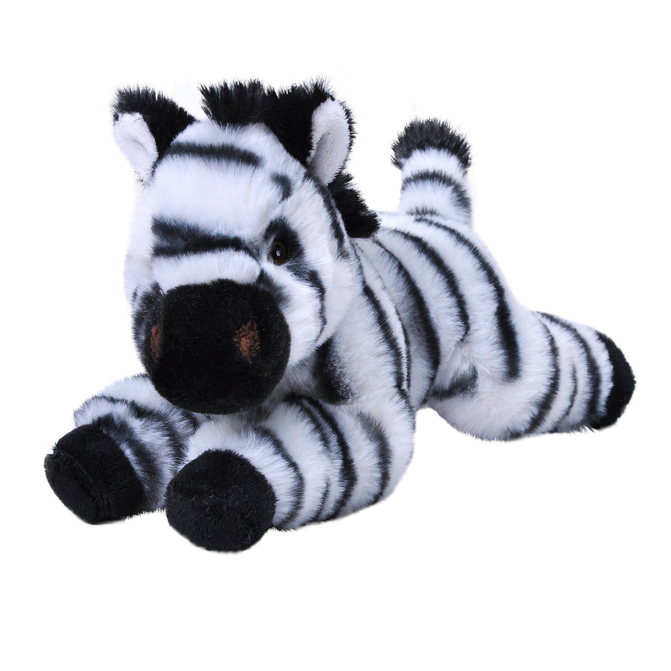 Wild Republic zebra knuffel - pluche - 25 cm - Eco-kins