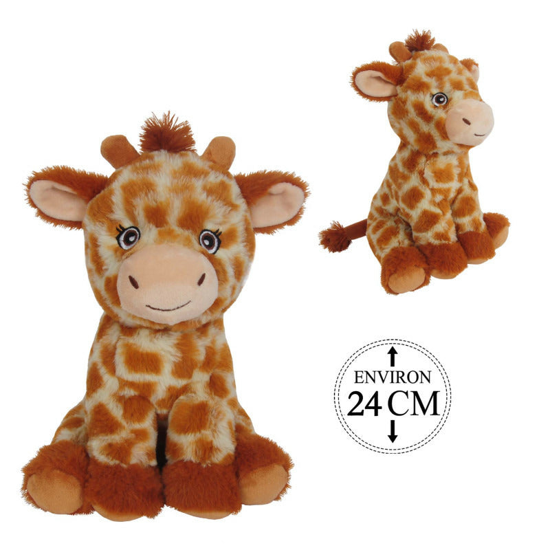 Pluche steur knuffel - 25 cm - vis - groen/wit
